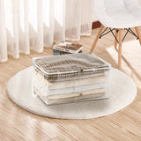 Transparent Zipper Clothing Storage Bag - Heavy-Duty Organizer for Blankets, Linen, Bed Sheets, Clothes & Pillows | Space-Saving Compression Bag Storage for Closet(11.81"DX9.05"WX5.9"H) 16.14"DX11.81"WX7.87"H