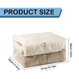 Transparent Zipper Clothing Storage Bag - Heavy-Duty Organizer for Blankets, Linen, Bed Sheets, Clothes & Pillows | Space-Saving Compression Bag Storage for Closet(11.81"DX9.05"WX5.9"H) 24.01"DX18.11"WX14.96"H
