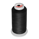 1190Yards High Strength Polyester Sewing Thread,Heavy Duty Sewing Threads,210D Thread,All Purpose Sewing Thread Cones, High Tensile Polyester Thread Spools for Sewing, Quilting, Serger Machines Black