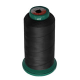 1190Yards High Strength Polyester Sewing Thread,Heavy Duty Sewing Threads,210D Thread,All Purpose Sewing Thread Cones, High Tensile Polyester Thread Spools for Sewing, Quilting, Serger Machines Black