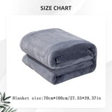 Fleece Throw Blanket for Couch,Super Soft Fuzzy Flannel Throw for Sofa, Luxury Plush Microfiber Bed Blanket, Cozy Home Decorative Velvet Gift Blanket,Fuzzy and Anti-Static(Grey 70x100cm) Blue1 70x100cm