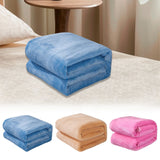 Fleece Throw Blanket for Couch,Super Soft Fuzzy Flannel Throw for Sofa, Luxury Plush Microfiber Bed Blanket, Cozy Home Decorative Velvet Gift Blanket,Fuzzy and Anti-Static(Grey 70x100cm) Blue2 70x100cm