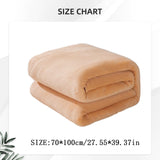 Fleece Throw Blanket for Couch,Super Soft Fuzzy Flannel Throw for Sofa, Luxury Plush Microfiber Bed Blanket, Cozy Home Decorative Velvet Gift Blanket,Fuzzy and Anti-Static(Grey 70x100cm) Brown 70x100cm