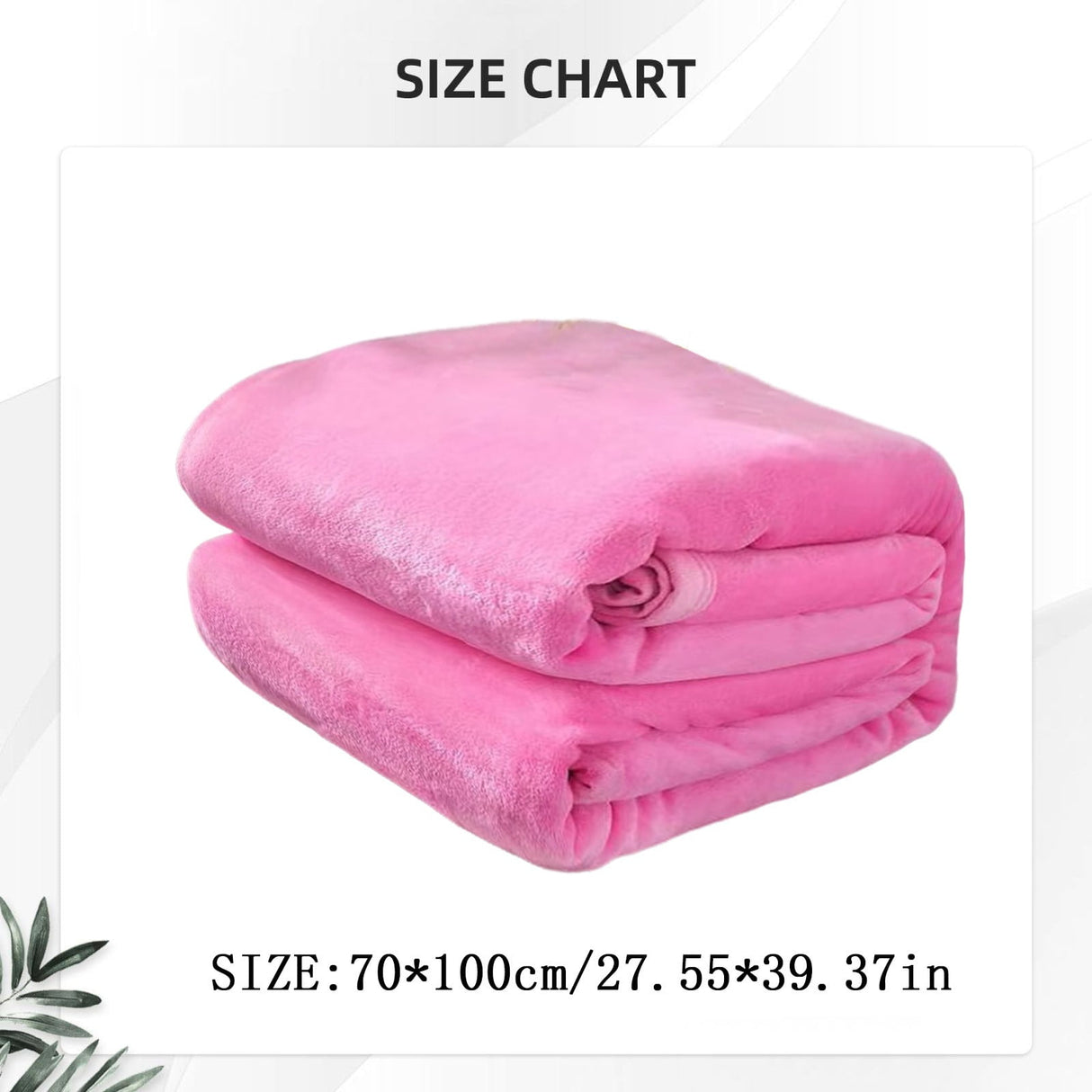 Fleece Throw Blanket for Couch,Super Soft Fuzzy Flannel Throw for Sofa, Luxury Plush Microfiber Bed Blanket, Cozy Home Decorative Velvet Gift Blanket,Fuzzy and Anti-Static(Grey 70x100cm) Pink 70x100cm