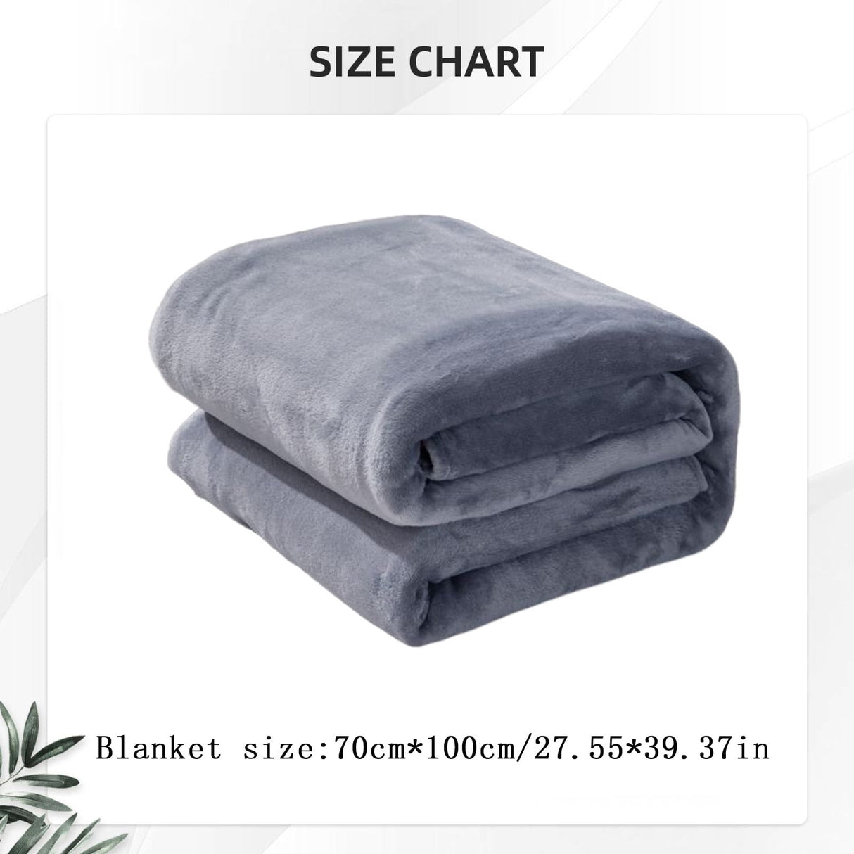 Fleece Throw Blanket for Couch,Super Soft Fuzzy Flannel Throw for Sofa, Luxury Plush Microfiber Bed Blanket, Cozy Home Decorative Velvet Gift Blanket,Fuzzy and Anti-Static(Grey 70x100cm) White 70x100cm