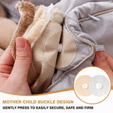 Duvet Clips - Duvet Holders - Duvet Cover Clamps - Anti-Slip Fastening - Duvet Buttons - Bedding Accessories - Duvet Fixation - Prevents Shifting - Bedroom Interior - Duvet Cover Holder - Handy - Beige and White - 30 Pieces