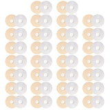 Duvet Clips - Duvet Holders - Duvet Cover Clamps - Anti-Slip Fastening - Duvet Buttons - Bedding Accessories - Duvet Fixation - Prevents Shifting - Bedroom Interior - Duvet Cover Holder - Handy - Beige and White - 30 Pieces