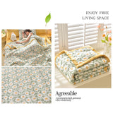 Quilts for Queen Bed Light Bedspreads,Soft Bed Summer Quilt Lightweight Microfiber Bedspread,Modern Style Flowers Pattern Coverlet for All Season multicolor H