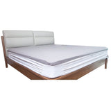 harmtty Bed Sheet Holder Elastic Non-slip Time Saving Fully-encased Design Sheet Fixing 360 Degree Surround Sheet Fastening Cover for Bedroom White