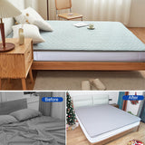 harmtty Bed Sheet Holder Elastic Non-slip Time Saving Fully-encased Design Sheet Fixing 360 Degree Surround Sheet Fastening Cover for Bedroom White