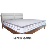 harmtty Bed Sheet Holder Elastic Non-slip Time Saving Fully-encased Design Sheet Fixing 360 Degree Surround Sheet Fastening Cover for Bedroom White