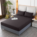 \u200b\u200bNon-Sliping Bedding Twin Fitted Sheet,Soft Elastic Fiber Bed Sheets With Deep Pocket,Machines Washable,Shrinkage And Fade Resistants 140x200x30cm Gray