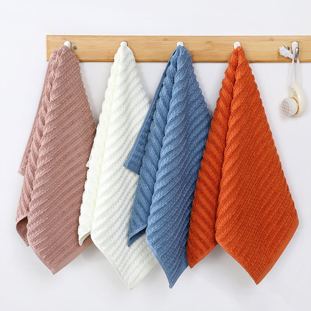 100% Cotton Soft and Absorbent Hand Towel-Waffle Hand Towels for Bathroom-Set of 2 Quick Drying Towels Sky blue