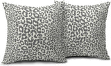 Lime Green White Leopard Print Pillow Covers 18x18 Inch Set of 2 Cheetah Animal Spots Decorative Throw Pillows For Couch Farmhouse Chinoiserie Pillow Cases Home Decor For Room Sofa Bed Porch Outdoor 20" x 20" Burgundy