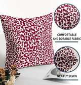 Lime Green White Leopard Print Pillow Covers 18x18 Inch Set of 2 Cheetah Animal Spots Decorative Throw Pillows For Couch Farmhouse Chinoiserie Pillow Cases Home Decor For Room Sofa Bed Porch Outdoor 16" x 16" Green Leopard