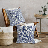 Lime Green White Leopard Print Pillow Covers 18x18 Inch Set of 2 Cheetah Animal Spots Decorative Throw Pillows For Couch Farmhouse Chinoiserie Pillow Cases Home Decor For Room Sofa Bed Porch Outdoor 18" x 18" Wine Red