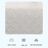 Summercome Cooling Quilt, Thin Quilts Summer Lightweight Comforter, Full Washed Cotton, Machine Washable, Soft Comfy Breathable Sleep Blanket for Hot Sleeper, Ultra-Cool Lightweight (Blue, Queen) Queen Beige
