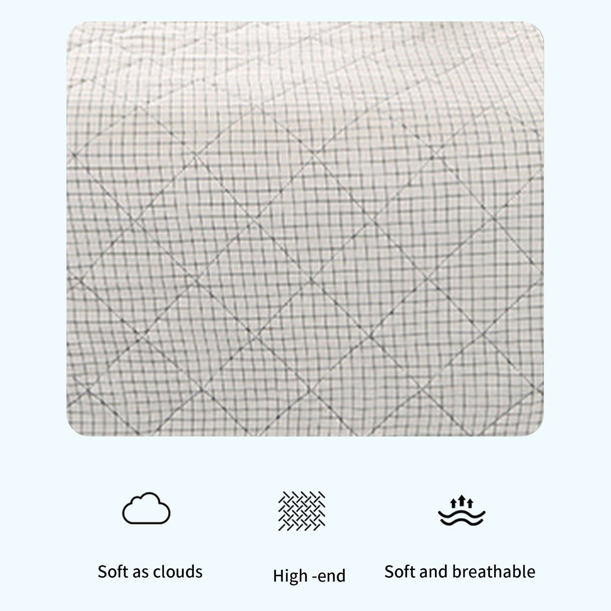 Summercome Cooling Quilt, Thin Quilts Summer Lightweight Comforter, Full Washed Cotton, Machine Washable, Soft Comfy Breathable Sleep Blanket for Hot Sleeper, Ultra-Cool Lightweight (Blue, Queen) Queen Green