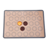 Chmadoxn Baking Mats Cookies Sheet, Non-Stick Mats for Baking, Easy Clean & Reusable Oven Baking Sheet for Making Macaroons, Cookies 16.5×11.6 in Gray