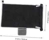 Toddler Airplane Bed, Kids Airplane Seat Extender Travel Bed, Kids Airplane Travel Essentials, Airplane Must Have for Toddlers, Portable Plane Bed Foot Rest for Flights(Black)
