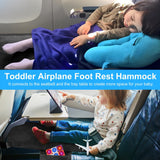 Toddler Airplane Bed, Kids Airplane Seat Extender Travel Bed, Kids Airplane Travel Essentials, Airplane Must Have for Toddlers, Portable Plane Bed for Flights