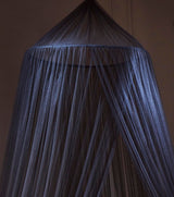 Black Canopy Bed Curtains - Netting Room Decor, Ceiling Tent, Canopy for Single, Twin, Full, Kids Bed Curtains, Fire Retardant Fabric （For beds below 1.5 meters）