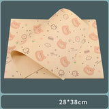 200 Sheets of PE Coated Kraft Paper 28×38 cm Style-12