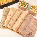 200 Sheets of PE Coated Kraft Paper 28×38 cm Style-12