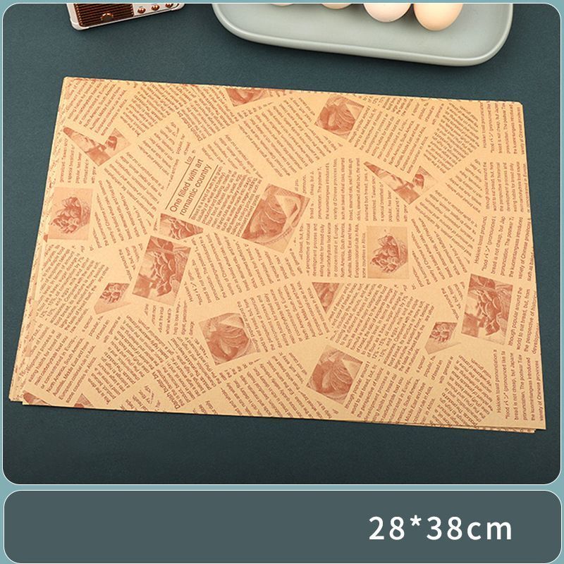 200 Sheets of PE Coated Kraft Paper 28×38 cm Style-3