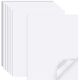 Printable Sticker Paper for Inkjet Printers, 50 Sheets A4 Matte Sticker Paper for Printers, Full Sheet Labels, Sticker Paper