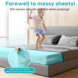 Invisible Sheet and Bed Cover Fastener, Removable and Storable, Keeps Sheets Tight, Sheet Clips for Daily Use White (set of 4)