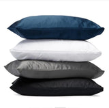 Satin pillowcase 2-pack, 50 x 66cm, dark blue