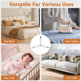 4PCS Bed Sheet Straps with l Clips, Adjustable Elastic Fitted Sheet Holders for Corners, Keep Bedding Wrinkle-Free, Easy to Install Durable Fasteners, Mattresses (White)