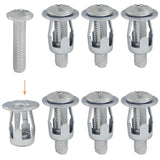 20 Pack M6*25 Hollow Wall Anchors, Heavy Duty Cavity Fixing Anchors, Secure Fixings for Thin Walls/Aluminium Cladding Sheet/Steel Pipe/Iron Sheet/Hollow Plastic Sheet(M6 x 1")