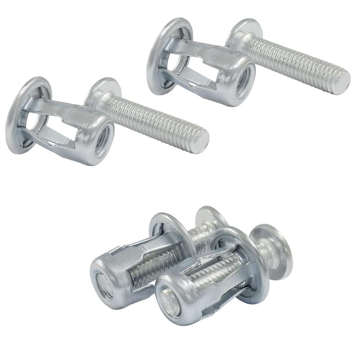 20 Pack M6*25 Hollow Wall Anchors, Heavy Duty Cavity Fixing Anchors, Secure Fixings for Thin Walls/Aluminium Cladding Sheet/Steel Pipe/Iron Sheet/Hollow Plastic Sheet(M6 x 1")