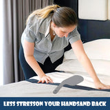 2 Pack 11.8 Inch Bed Sheet Clips Mattress Lifter Tool Durable Bed Making Assistant for Easy Sheet Changing Protect Nails and Back