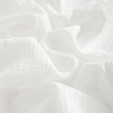 2 Pack Muslin Cott Mini Crib Sheets, Soft and Breathable Double Layer 24x38 Baby Crib Sheets for Mini Crib and Toddler Mattresses, Boys, Girls, Unisex, White, 24x38 Inches