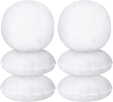 6 Pcs Round Pillow Insert Bulk White Decorative Throw Pillows Insert for Sofa, Cushion and Bed(16 Inch)