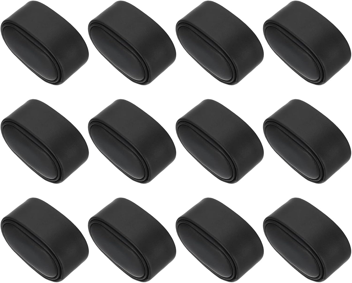12Pcs Watch Display Pillow, 2.68" x 1.18" x 1.77" Bracelet Watch Pillow PU Leather Watch Pillow for Watch Box Bangle Cushions Display Storage, Black