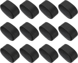 12Pcs Watch Display Pillow, 2.68" x 1.18" x 1.77" Bracelet Watch Pillow PU Leather Watch Pillow for Watch Box Bangle Cushions Display Storage, Black
