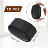 12Pcs Watch Display Pillow, 2.68" x 1.18" x 1.77" Bracelet Watch Pillow PU Leather Watch Pillow for Watch Box Bangle Cushions Display Storage, Black