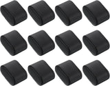 12Pcs Watch Display Pillow, 2.95" x 2.09" x 1.77" Bracelet Watch Pillow PU Leather Watch Pillow for Watch Box Bangle Cushions Display Storage, Black