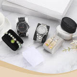 12Pcs Watch Display Pillow, 2.95" x 2.09" x 1.77" Bracelet Watch Pillow PU Leather Watch Pillow for Watch Box Bangle Cushions Display Storage, Black