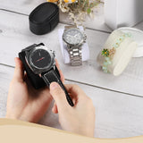 12Pcs Watch Display Pillow, 2.95" x 2.09" x 1.77" Bracelet Watch Pillow PU Leather Watch Pillow for Watch Box Bangle Cushions Display Storage, Black
