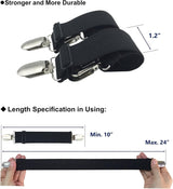 Sheet Straps Bed Sheet Keeper Holder for Corners Sheet Stays Suspender Clips Fitted Sheet Holder Clips Garters Fasteners Mattress Clamps