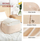 2026 New 3-Layer Ultra Space Saving Self Compression Organizer, Multifunctional Comforter Storage Bag for Comforters, Clothes, Blankets, Home Organization Must Haves (Gery, Large)