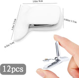 12 Pcs Padded Comforter Clips Duvet Cover Clips, Non-Slip Bed Sheet Clips Fasteners Duvet Clips for Inside Duvet Cover for Preventing Comforters from Shifting Inside