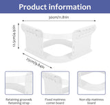 4 PCS Bed Sheet Holder with Lock Strips, Heavy Duty Bed Sheet Corner Fastener, Removable Bed Sheet Holder, Bed Sheet Holder Straps for Mattress Protectors, Blankets, Bedding