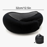 Travel Neck Pillow - Memory Foam U-Shape Pillow for Airplane and Road Trips