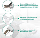 4PCS Bed Sheet Holder Straps, Sheet Stay Keeper Clips, Fasteners for Fitted Sheets